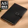 Cuaderno A5 Cuadrado con Hebilla de Alta Calidad y Cierre, Cuaderno Engrosado para Reuniones de Negocios, Cuaderno en Caja de Regalo, Personalizable