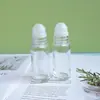 Botella Transparente Gruesa con Bola Rodante 30ml Botella con Bola Rodante Botella para Desodorante Botella para Aceite Esencial Botella para Aceite de Masaje Botella con Bola Rodante