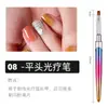 Kit de Canetas para Nail Art com 15 Peças, Novo Produto Transfronteiriço, Pincéis para Nail Art, Canetas de Escultura e Pintura, Canetas para Desenho de Linhas, Canetas para Nail Art Atacado do Fabricante