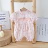Ropa de bebé, ropa de verano, mono de niña recién nacida, luna llena, ropa de cien días, estilo nacional, bolsa, ropa de verano