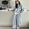 Conjunto de Ropa Nueva de Primavera para Niñas: Sudadera, Pants Deportivos y Chaleco con Diseño de Retazos, Conjunto Casual Deportivo de Dos Piezas