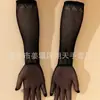 Luvas de Malha Europeias e Americanas Transfronteiriças Moda Luvas de Malha Borboleta Escura Gótica Cosplay de Halloween