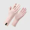 Guantes de Seda de Hielo con Protección Solar para Mujer, Verano para Conducir y Práctica de Conducción, Anti-UV, Frescos y Transpirables, Estilo Delgado para Montar Bicicletas Eléctricas