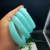 Pulsera Nueva de Calcedonia Azul, Pulsera para Mujer de Color Azul Cielo Nebuloso, Venta Directa del Fabricante, Suministro para Transmisiones en Vivo, Jade Genuino al por Mayor
