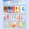 Set de Herramientas para Paper Quilling Paquete de Materiales Hechos a Mano DIY para Niños Herramienta para Dibujo en Línea con Tiras de Papel para Quilling Paquete al por Mayor