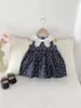 Vestido de Verão Floral para Meninas 2026 Novo Estilo Vestido Princesa Estiloso para Crianças Vestido Colete Formal de Verão para Meninas