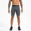 Shorts de Compressão Finos para Corrida Masculina Odm Customizados de Alta Elasticidade para Fitness Malha Esportiva de Secagem Rápida