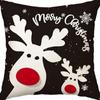 Conjunto de Fronhas de Almofada de Natal Combinadas Transfronteiriças Capas Decorativas para Almofadas de Sofá Amazon Suporta Personalização