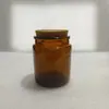 Frasco de Corcho Frasco de Vidrio Marrón Venta al por Mayor de Puntos Mini Pequeño Vidrio Taza de Vela de Aromaterapia Portavelas de 100ml 200ml
