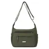 Bolso de Hombro Cruzado de Gran Capacidad a la Moda, Bolso para Mamá de Tela Oxford de Lujo Ligero, Disponible en Múltiples Colores
