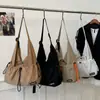 Bolsa Tote Casual com Cordão Japonesa e Coreana para Mulheres 2025 Nova Bolsa Casual de Grande Capacidade para o Dia a Dia Bolsa de Ombro Transversal Fashion
