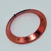 Anillo decorativo de plástico cromado plástico ABS recubrimiento de color UV al vacío tratamiento superficial accesorios de galvanoplastia