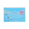 Bonito Cartoon File Bag Office Supplies Portable Information Bag Student Papelaria Prêmios Presente Snap Button Conveniente Bag