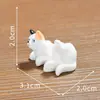 Figura de Gato Siamés de Dibujos Animados en Miniatura, Muñeco, Accesorios de Decoración DIY para Paisajismo de Casas de Muñecas, Adorno de Escritorio Miniatura