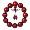 Material de Barro de Sangre de Pollo, Pulsera Auténtica de Palo de Rosa Estrella Dorada, Cuentas de Sándalo de Sangre de Alta Densidad, Joyería de Madera para Hombres y Mujeres