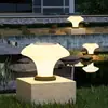 Luminária de Poste Solar, Lâmpada Externa para Villa, Lâmpada de Jardim Estilo Chinês Novo, Luminária de Poste Paisagística para Entrada, Lâmpada de Paisagismo Externa