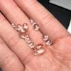 Joyería para perforaciones transfronteriza acrílico transparente cuentas invisibles anillo para el ombligo anillo para la lengua anillo para el labio accesorios para uñas ventas directas de fábrica