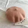 Boina de Lã Colorida Chapéu de Pintor para Mulheres Adultas Outono e Inverno Estilo Coreano Mori Girl Chapéu Boina Retrô