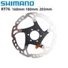 SHIMANO RT66 Disc RT76 Disc RT86 Disc Mountain Bike Seis Pregos Trava Média Disco de Freio Disco Novo