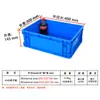 Caja de rotación logística rectangular 4145 con particiones múltiples, caja de clasificación de tornillos para herramientas de ferretería, caja de almacenamiento de plástico