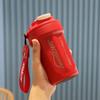 Caneca de Café Personalizada com Alto Valor Estético Aço Inoxidável 316 Caneca de Café Caneca de Chá com Leite Desenho Animado Fofo Portátil com Corda para Pendurar