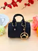 Mini Miu Bolso Almohada Estilo Coreano Billetera para Monedas, Bolso Cruzado al Hombro Versátil de Moda, Bolsa de Almacenamiento, Bolsa Pequeña con Colgante