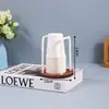 Portavasos de papel muy atractivo, dispensador de vasos desechables, estante organizador de escritorio y mesa de centro, estante para tazas de té y tazas de café