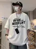 Camiseta de Manga Corta para Hombre Verano 2026 Nueva Marca Americana de Moda Ins Moda Holgada y Versátil Cuello Redondo Camiseta Casual Ropa para Hombre