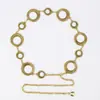 Cadena de cintura para mujer, cinturón de falda decorativo versátil de alta gama, cadena de pantalones de metal de estilo pequeño y fragante a la moda para mujer, venta al por mayor