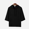 Sudadera con capucha de manga tres cuartos de 250 g, 100% fibra de poliéster, suéter tipo pullover todo en uno, versión con imagen