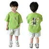 Nuevas Camisetas de Verano para Niños 2026, Estilo Veraniego para Niños Grandes, Ropa de Verano para Niños, Camisetas de Manga Corta de Algodón Puro, Elegantes y Modernas