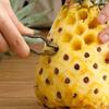 Fabricante de Yangjiang Acero Inoxidable Pelador Extractor de Ojos de Piña Pelador de Frutas Juego de Cuatro Piezas Tres en Uno
