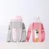 Taza Isotérmica Portátil del Fabricante con Correa Cruzada, Botella para Bebidas con Bolsa de Malla, Cubierta para Cordón, Vaso de Agua Infantil con Cubierta para Botella