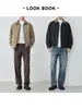Chaqueta de Plumas de Suede y Felpa para Hombre Mo Mai Ke Alta Inteligencia para Viajes al Trabajo Estilo Invierno 26 Cuello de Color Contrastante Chaqueta de Plumas para Hombre 88952.