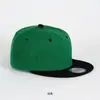 Boné de Baseball Patchwork Duas Cores Tendência Hip-Hop para Homens e Mulheres, Chapéu de Street Dance de Aba Reta, Chapéu de Sol Versátil na Moda