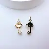 Cor de Cobre Eletrodepositado Conservador de Cor Microincrustado Zircônia Céu Estrelado Varinha Mágica Pingente DIY Brinco Handmade Grampo de Cabelo Colar Acessórios Materiais