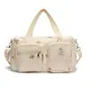 Bolsa de Maternidad Transfronteriza Estilo Coreano Ins Moda Hilo Bordado Multifuncional para Madre y Bebé Bolsa de Hombro para Bebé para Viajes al Aire Libre
