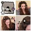 Presilha de Cabelo Meio Presa em Tons de Pérola Cinza, Pequena Pinça Elegante para Franja Feminina, Sensação Exquisita e de Alto Padrão, Pinça Tubarão Durável