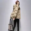 Ropa de Algodón de Invierno para Mujer 2026 Nuevo Estilo Engrosado Cálido con Capucha Abrigo de Algodón Corto Holgado Persona Pequeña Abrigo Tipo Pan Ropa de Abrigo