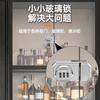 Cerradura para Puerta Corredera de Cristal de Doble Apertura Archivador con Cerradura de Contraseña Cerradura de Contraseña sin Perforaciones Cerradura para Armario de Vino Vitrina Universal