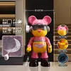 Enfeites Grandes de Chão de Anjo Pintado à Mão e Urso Legal Classe de Luxo Acessível Decoração para Sala de Estar de Casa com Lâmpada de Céu Estrelado