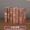 Wg6Q Livro Falso Europeu Pequenos Enfeites Modelo Retrô Decorações Livro em Inglês Adereços para Fotos