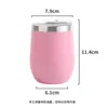 Taza de Huevo de 12 oz Transfronteriza Termo Mini de Acero Inoxidable Doble Capa al Vacío Forma de U Forma de Huevo Taza de Agua Venta al por Mayor de Fábrica