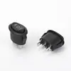 Interruptor de Chaleira Elétrica Kcd1 Interruptor Oval em Forma de Barco Duas ou Três Posições Multi-Pinos Interruptor Alavanca Iluminado Tipo Encaixe