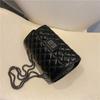 Bolso pequeño para mujer 2022 Nueva Moda Red roja bolso bandolera de hombro combinable con todo estilo rómbico cadena estilo Chanel bolso de axila