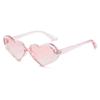 Gafas de sol personalizadas en forma de corazón transfronterizas, color caramelo múltiple, moda personalizada, gafas de fiesta al por mayor, gafas de corazón, comercio exterior