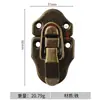 Acessórios de ferragens para cadeado de mala antigo chapa de ferro placa de cadeado chinesa cadeado de caixa de cosméticos caixa de ferramentas de mala de aviação cadeado