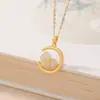 Yiluyin Prata Esterlina S925 Banhada a Ouro Pingente de Cavalo do Zodíaco Natural de Jade Hetian, Pingente de Ano de Nascimento Tendência e Luxuoso