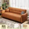 Sofá cama estilo pan negro, plegable de doble uso, tejido tecnológico, sofá cama multifuncional de línea recta para salas de estar pequeñas