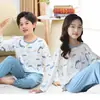 Pijama para Niños Ropa de Casa de Modal para Niñas Pequeñas y Estudiantes Conjunto de Verano de Seda Helada Pantalones de Manga Larga Juveniles